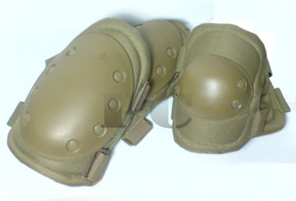 G 2 pairs Guard Protective Knees Elbow Pads Tan