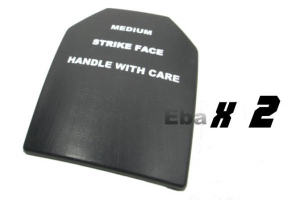 G EB 2 pcs SAPI Ballistic Plate Med Size 10''x 13''