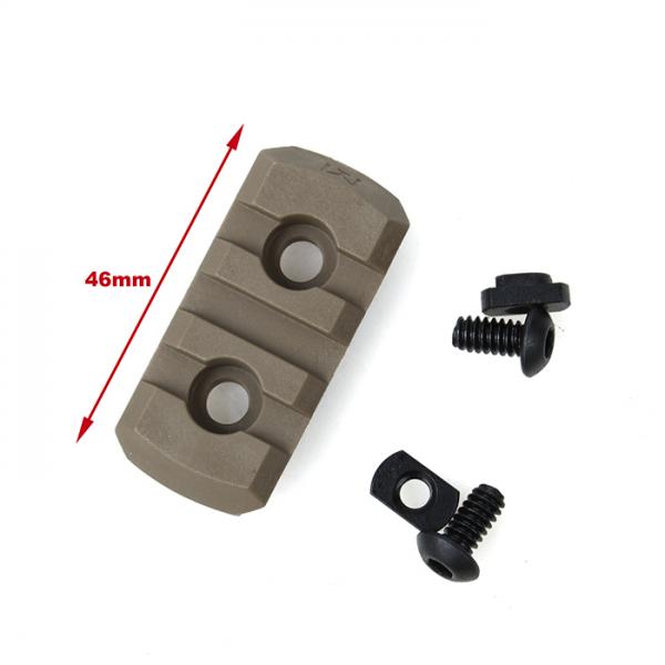 G TMC M-LOCK Nylon 3 Picatinny Rail Sections ( CB )