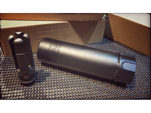 T 5KU 5KU-243-BK SOCOM556-MINI2 Silencer -14MM ( BK )