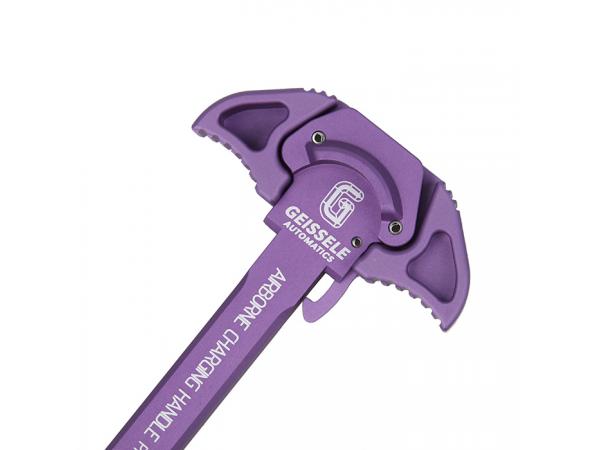 T BJ G style URG-I Charging Handle For M4 AEG ( Purple )