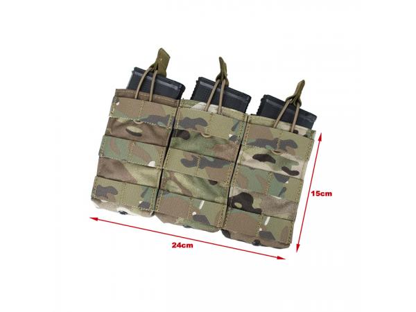 G Cork Gear COG009 Tri Open Top Mag Pouch( MC )