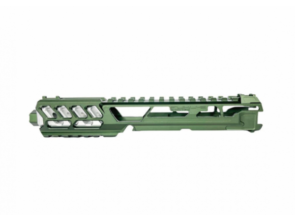 T CTM AAP-01 FUKU-2 CNC UPPER SET - Long CUTOUT ( BVIOLET/GREEN )