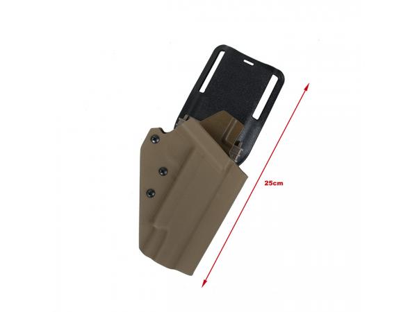 G W&T 20Ver Kydex Holster Set for GBB 1911 ( DE )