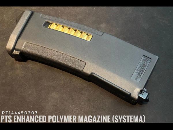 T PTS 150RDS ENHANCED POLYMER MAGAZINE (EPM) FOR PTW M4 - BK