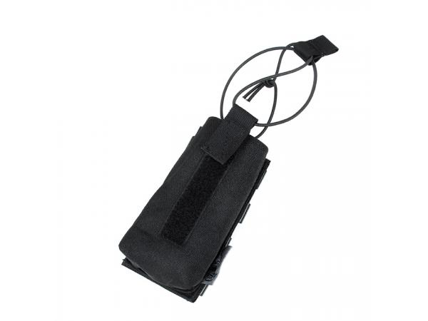 G The Black Ships Radio or Bottle Pouch Hook Back ( Black )