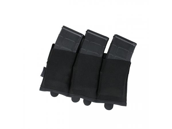 G TMC TS TRIPLE M4 MAG Pouch ( Black )