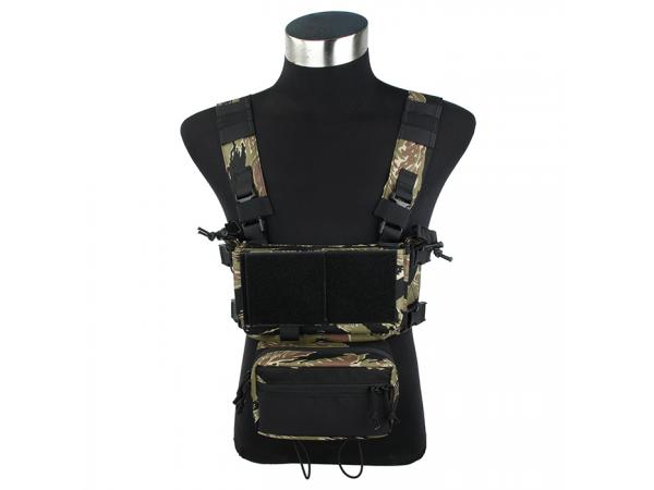 G TMC Modular Chest Rig ( Set A Green Tigerstripe)