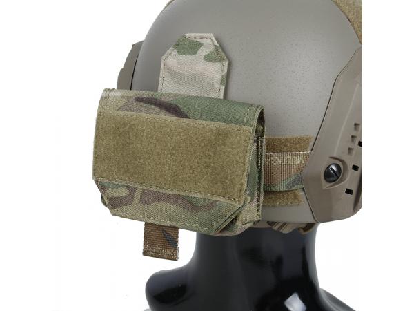 G TMC Mounted Helmet 4 CR123 Battery Pouch( Multicam )