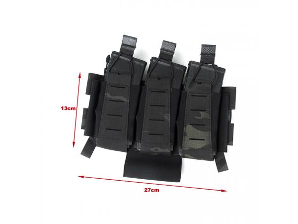G TMC Elastic 556 Placard ( Multicam Black )