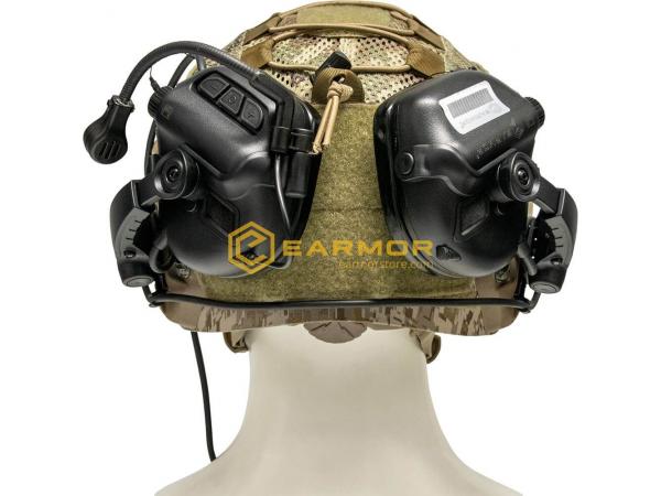 G M32X-Mark3 MilPro Electronic Communication Hearing Protector（BK）