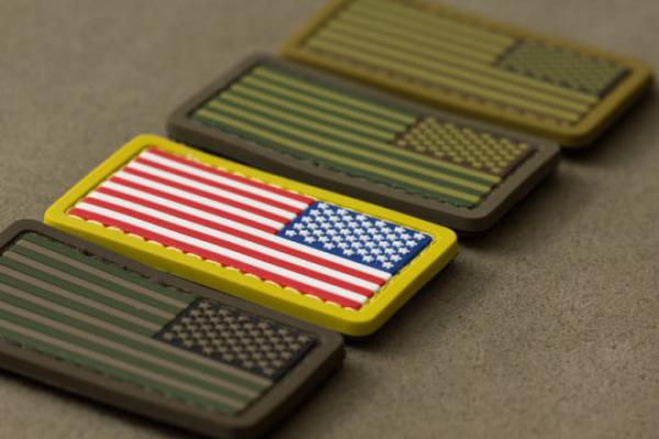 T MSM USA Flag mini PVC Patch