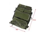 G TMC Pouch Zip Panel NG version ( Multicam Tropic )