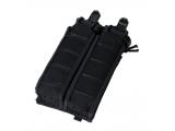 G TMC 9MM STACKABLE DOU PISTOL POUCH ( BK )